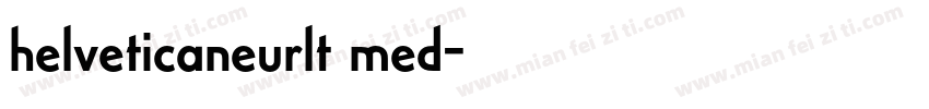 helveticaneurlt med字体转换
